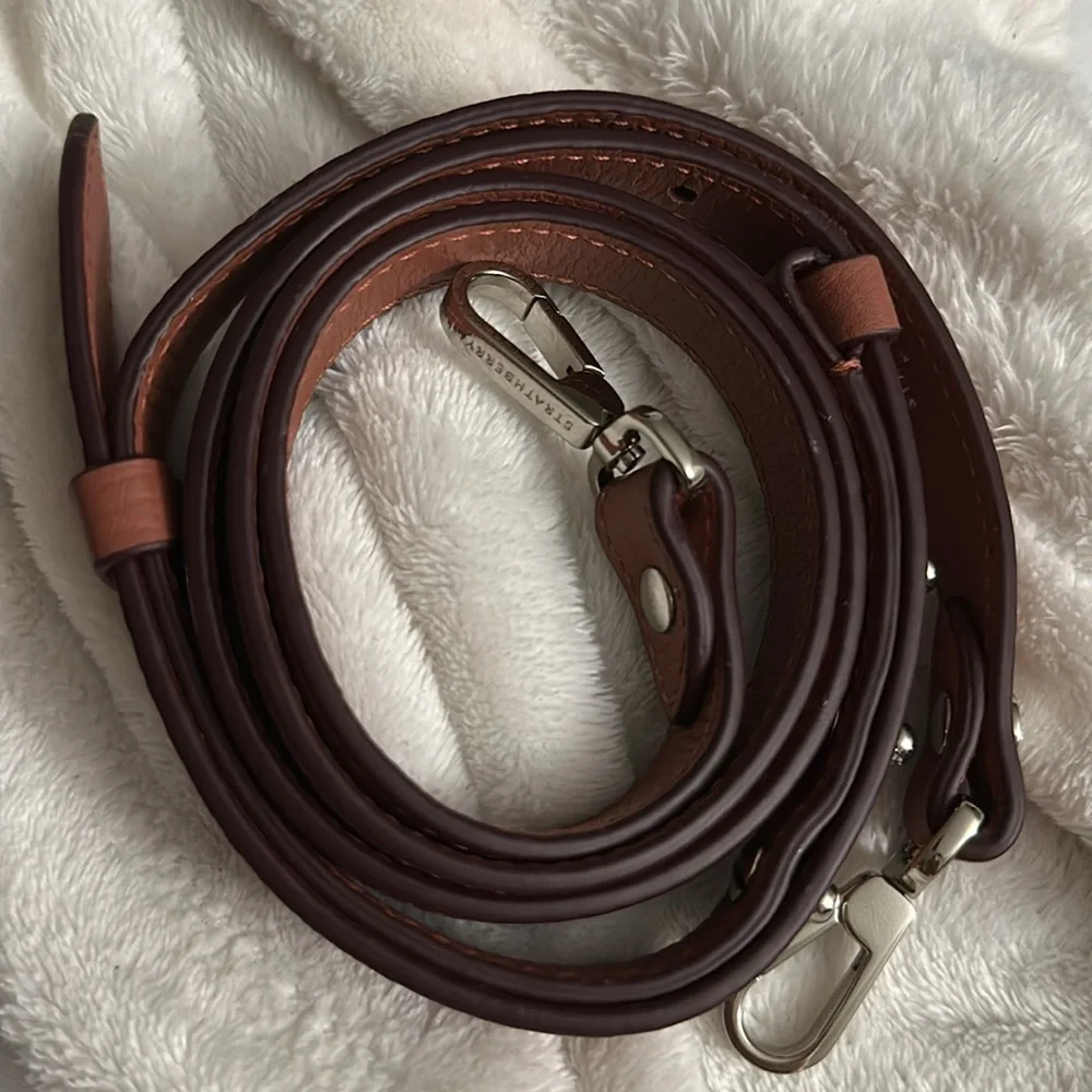 Strathberry Mosaic Nano Suede in Grain Sienna/Dusty Pink NWT MSRP $555 - Picture 12 of 15